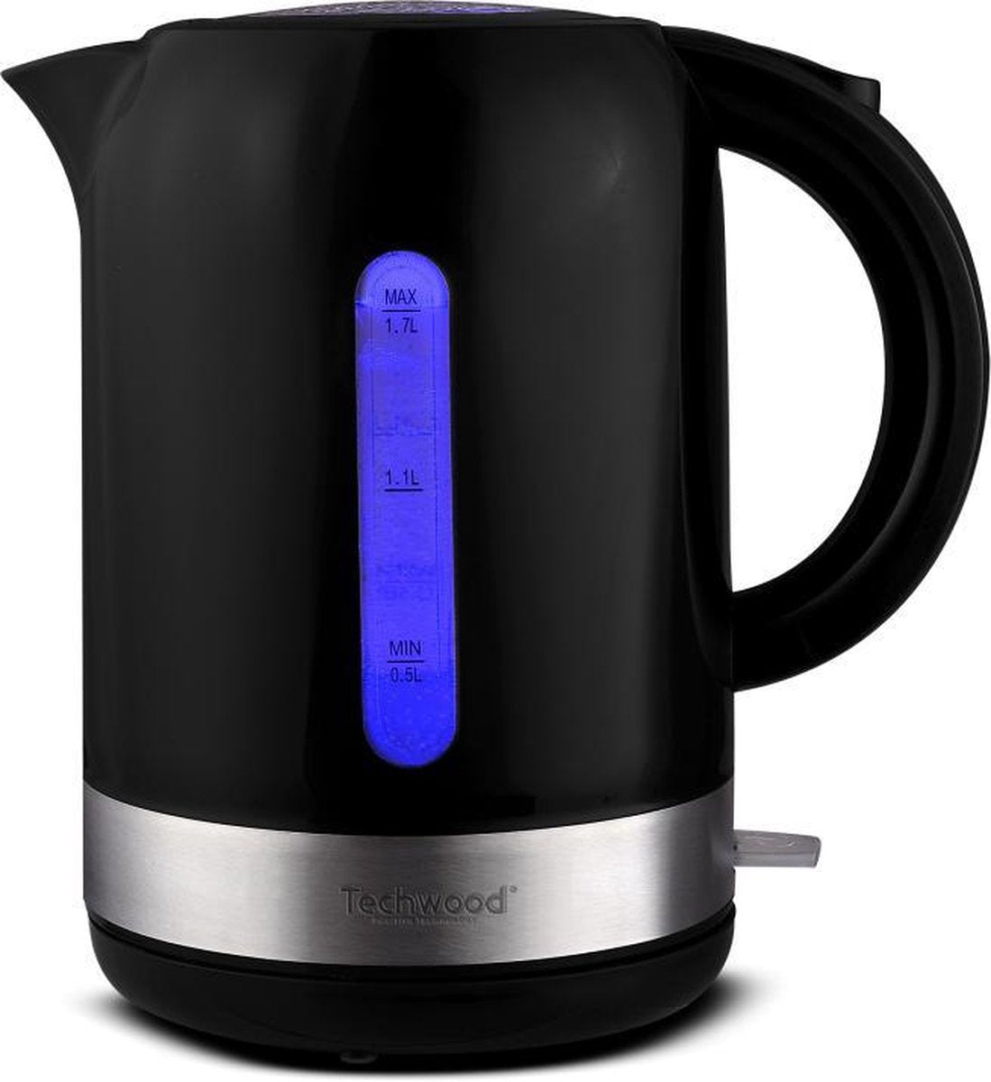 Techwood - Waterkoker - 1.7 liter - met blauwe led verlichting