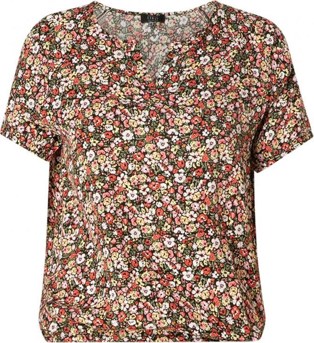 ES&SY Nola Blouse - Black/Multi-Colour - maat 36