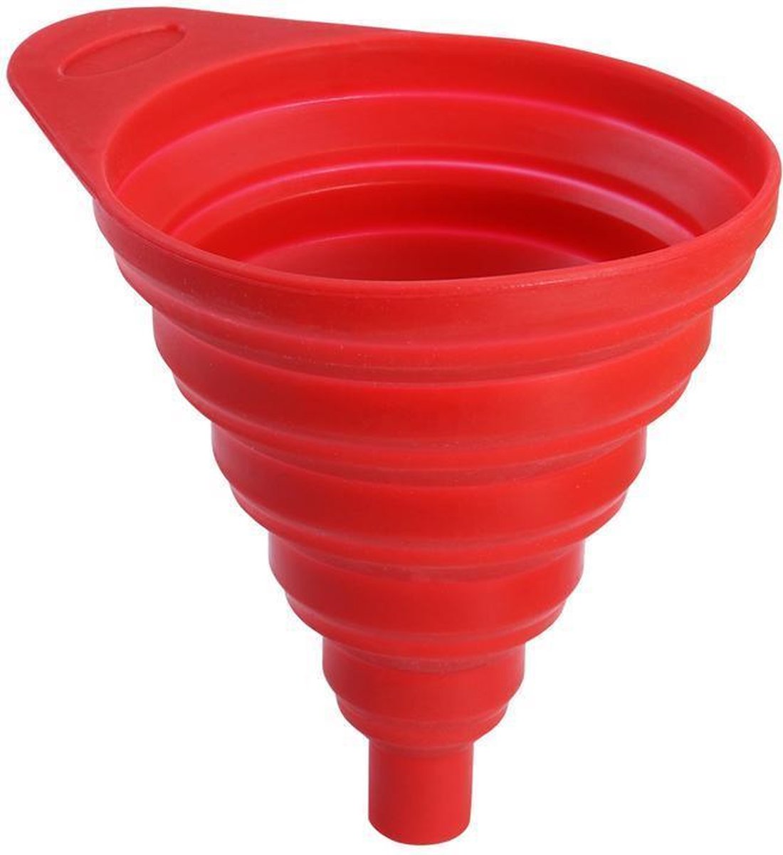 WiseGoods Trechter Siliconen Opvouwbaar - inklapbaar - Auto - Keuken - 11 x 11 cm - Willekeurige Kleur