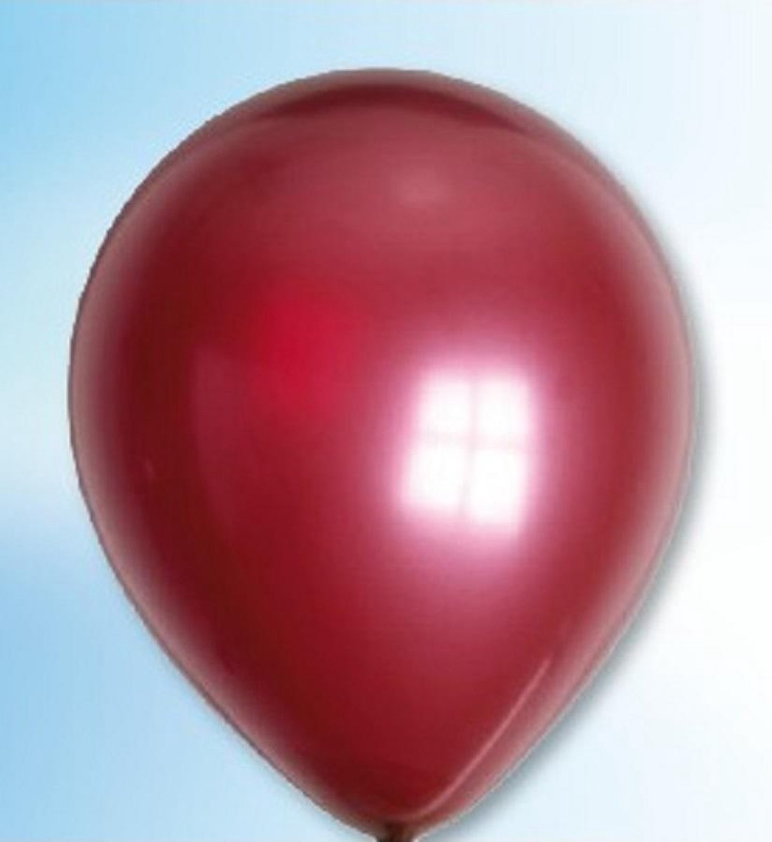 Ballonnen parel metallic bourgondy-bordeaux (12