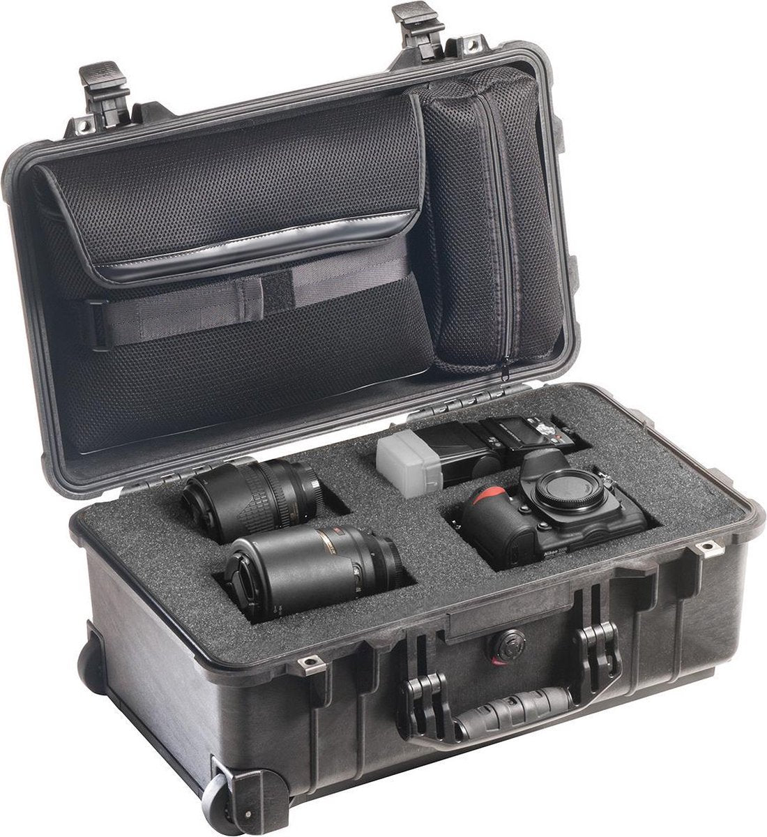 Peli Case   -   Camerakoffer   -   1510    -  Zwart   -  incl. plukschuim en laptophoes in deksel  50