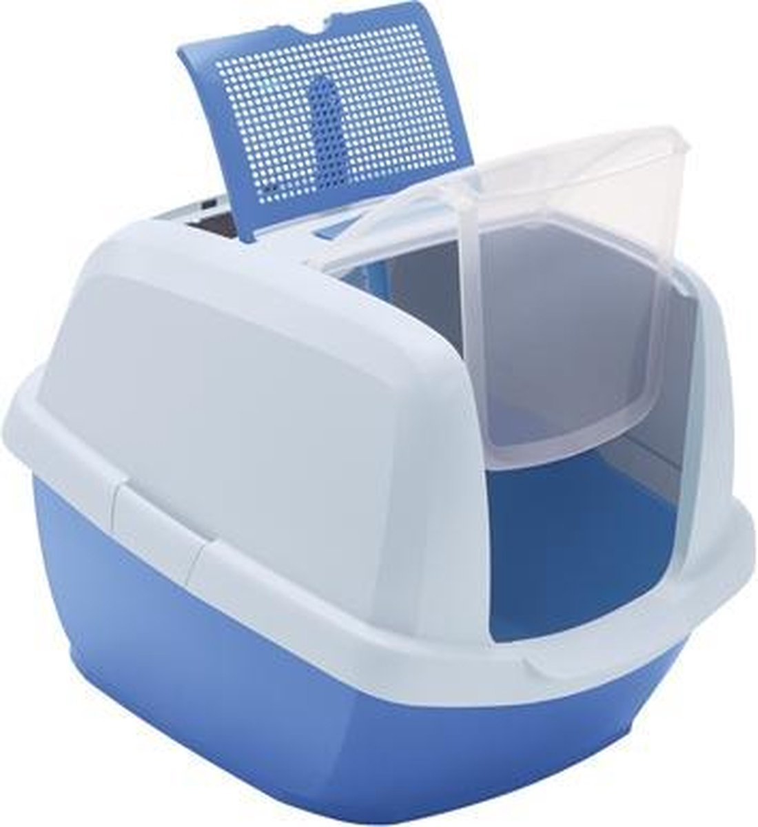 Imac kattenbak maddy junior blauw - 57x43x41 cm - 1 stuks