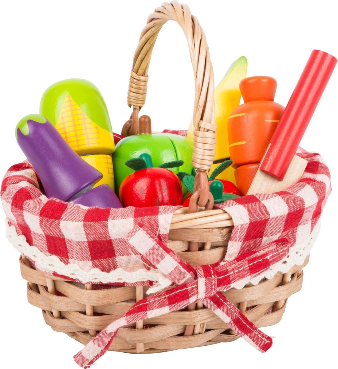 Small Foot Picknickmand met eten 16 cm 10-delig