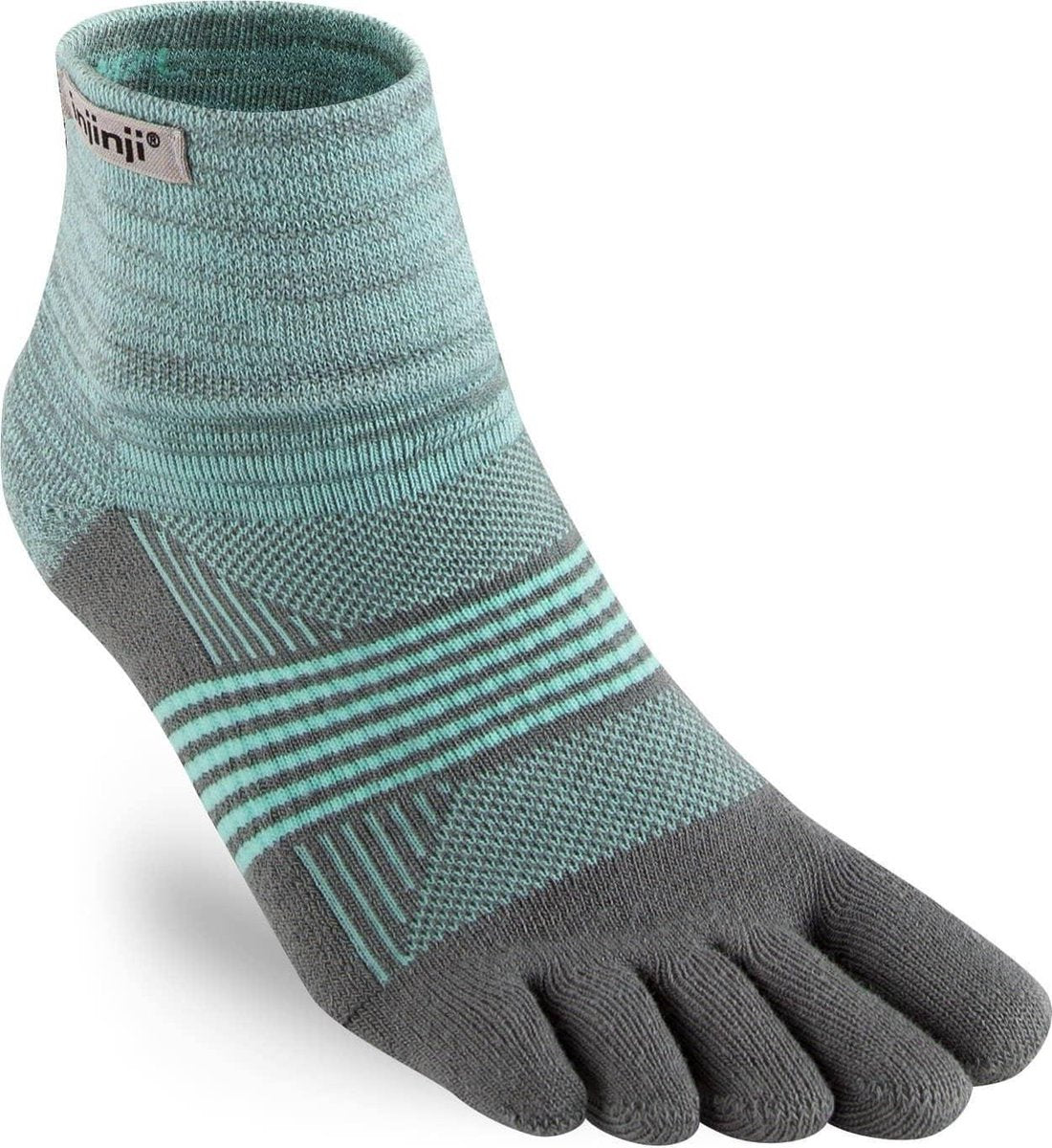 Injinji Women's Trail Midweight Mini-Crew - Mint - 35-40