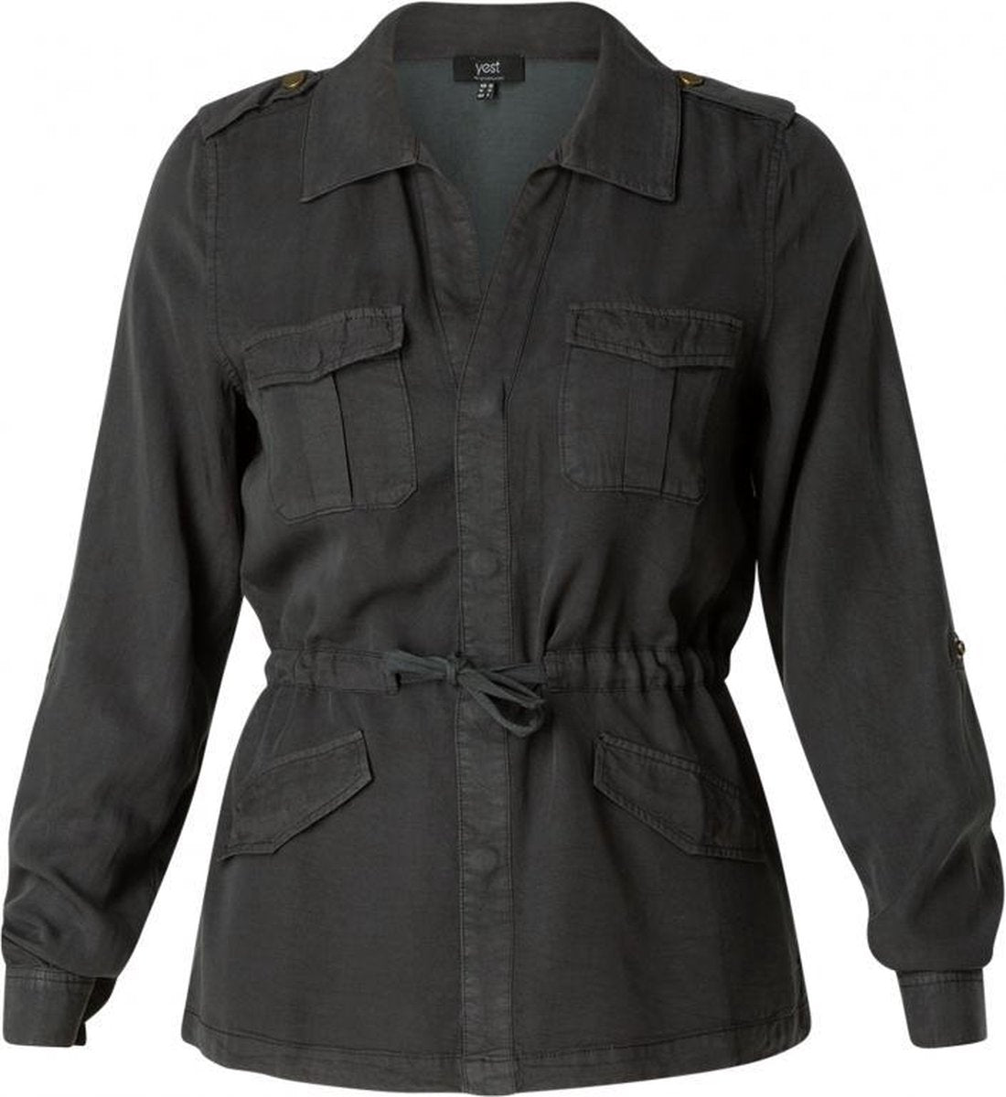 YEST Gianelys Blazer - Washed Black - maat 44