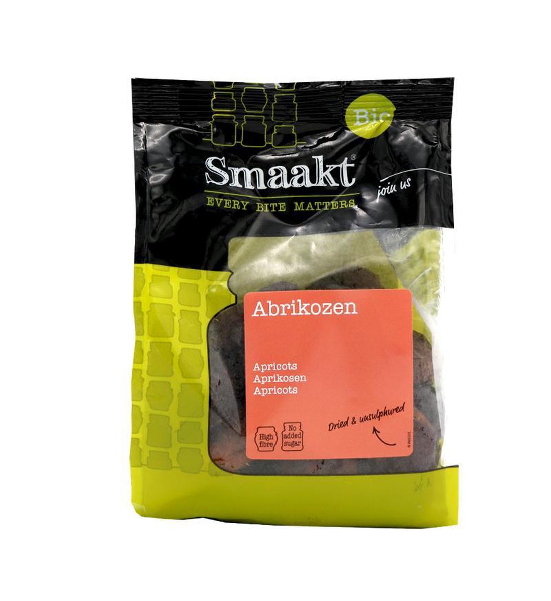 Smaakt Biologische Abrikozen 2kg (Doos van 8 verpakkingen van 250 gram)