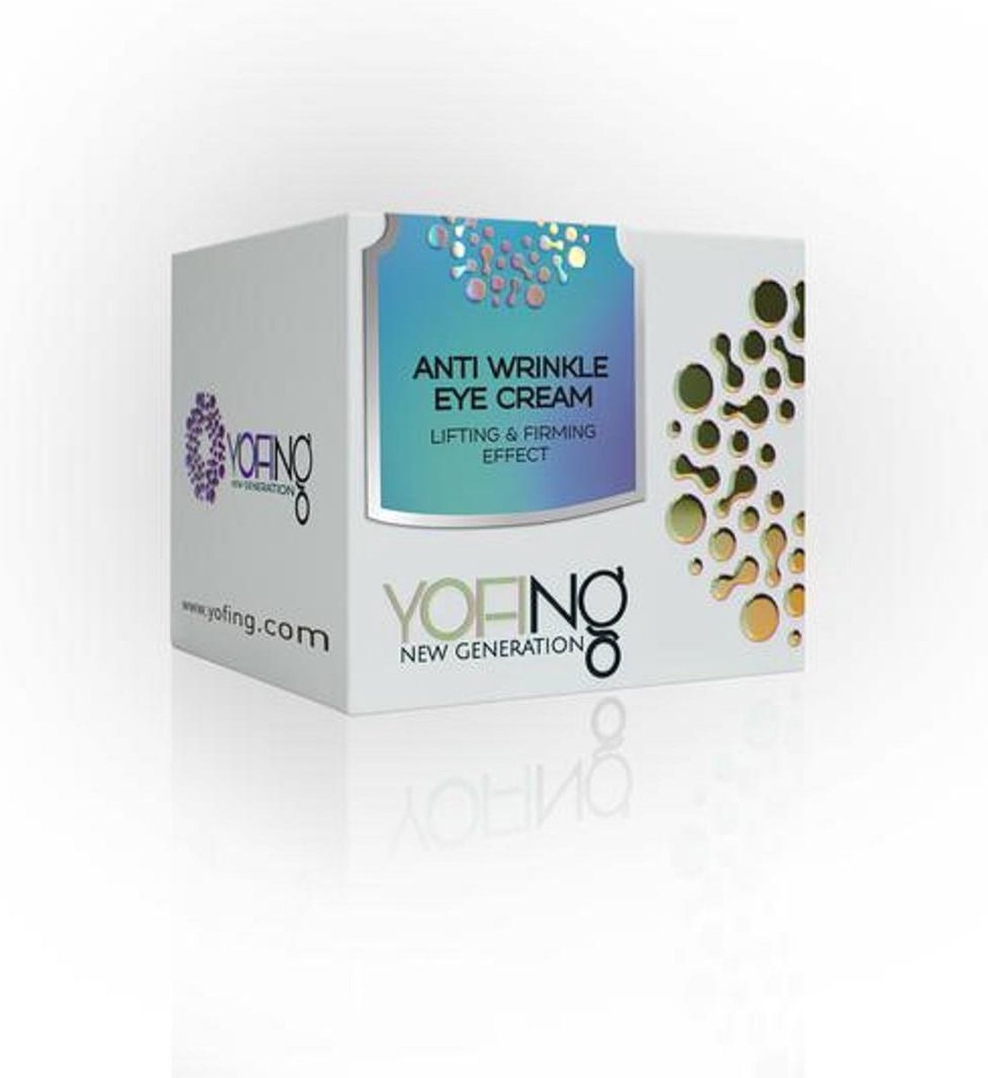 Dode Zee producten Yofing anti rimpel oog crème met een liftend en verstevigend effect met Dode Zeezout mineralen