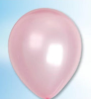 Ballonnen parel metallic roze (12