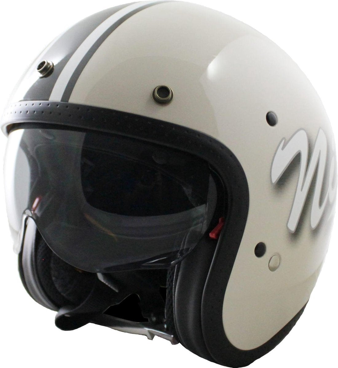 ESCOOT *RETROHELM OLD SCHOOL* scooter - vespa - jethelm - scooterhelm - motor - brommer - helm
