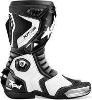 XPD XP3-S Black White Motorcycle Boots 40