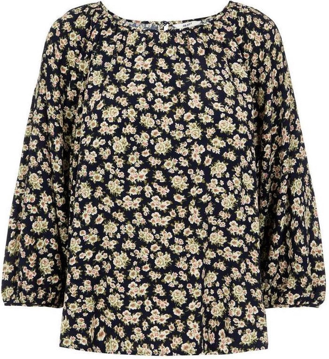 Objanmira 3/4 Top 113 23035017 Sky Captain/flowers