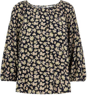 Objanmira 3/4 Top 113 23035017 Sky Captain/flowers