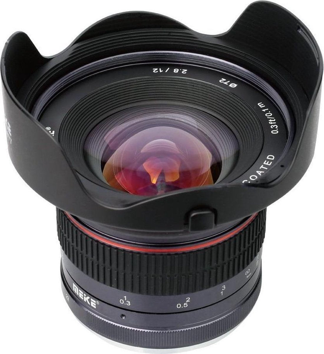 Meike 12mm F2.8 MILC Groothoeklens Zwart
