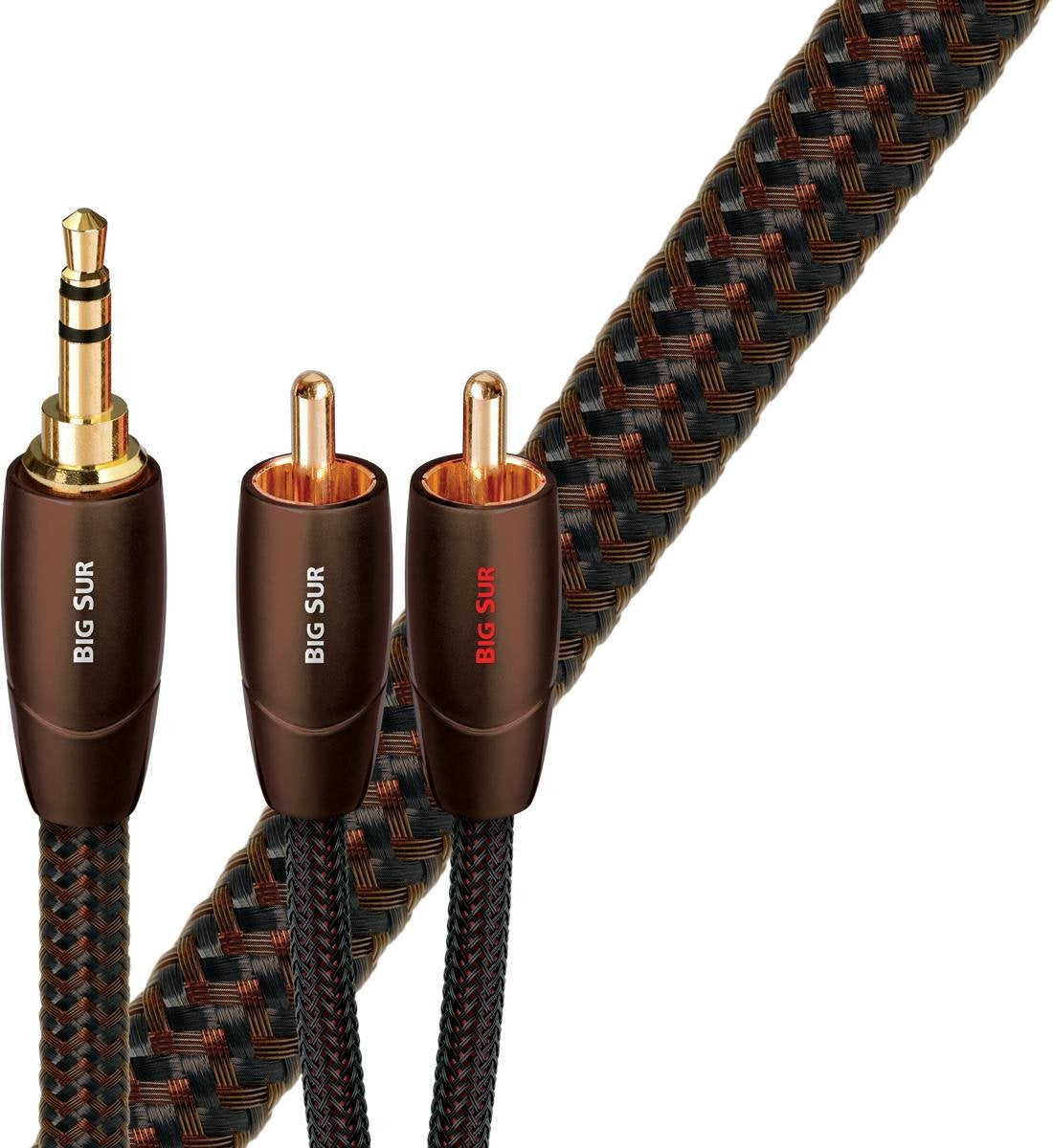 AudioQuest Big Sur 3.5mm - 2xRCA 20m (mini jack naar tulp verloopkabel)