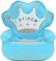 forbabies Pluche Fluweel Zacht Kinderstoel Prince Blauw