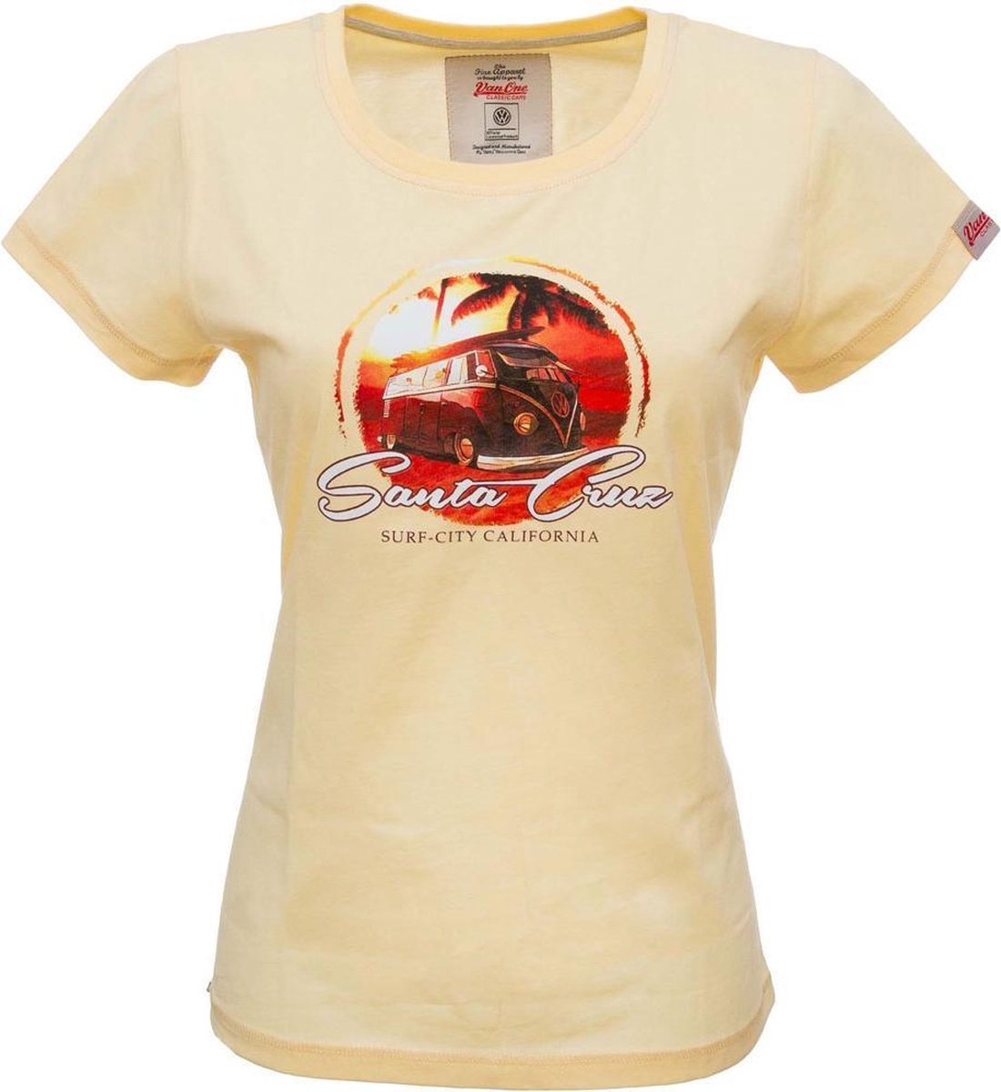 VanOne - Santa cruz california - women tshirt - yellow - L