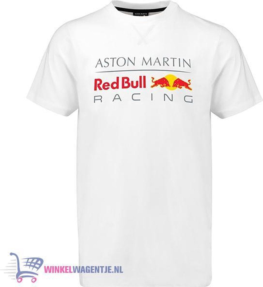 Red Bull Racing T-shirt (Wit) (Maat M) | Max Verstappen