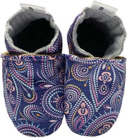 BabySteps slofjes Paisley dotted Purple maat 28/29