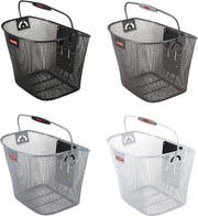 KLICKfix Uni mand close - Fietsmand - Stuur - Voor - 16 l - Grijs