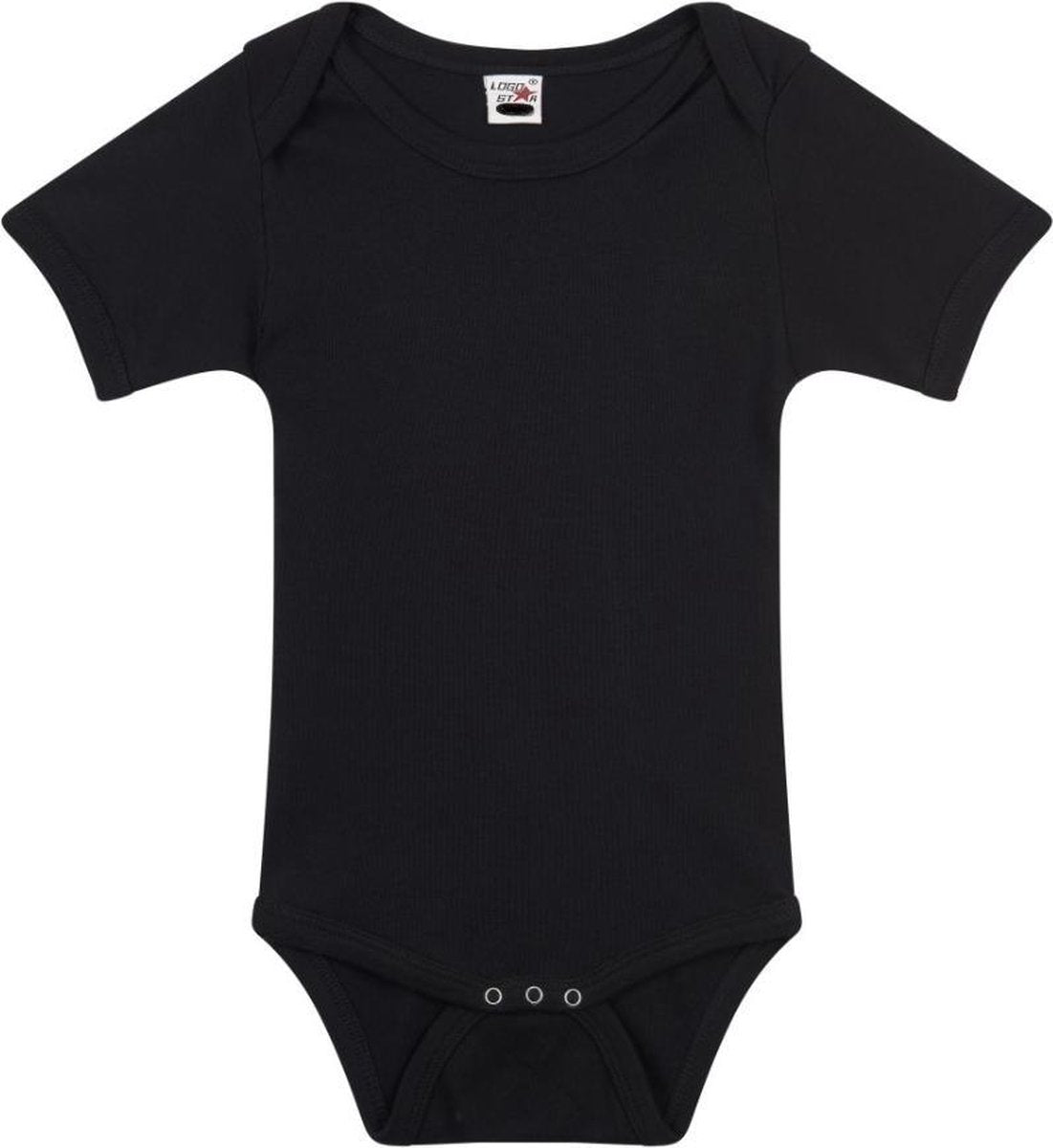 Logostar romper setje 2 stuks zwart maat 80