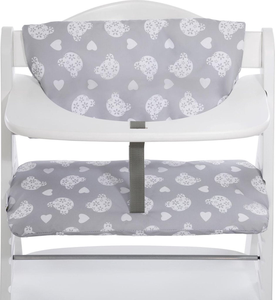 Hauck Highchairpad Deluxe Stoelverkleiner - Teddy Grey