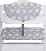 Hauck Highchairpad Deluxe Stoelverkleiner - Teddy Grey