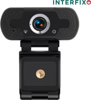 Webcam Voor PC - Mac via USB | 1080p | Geschikt Voor Windows & Apple | Full HD | Camera | Mac | Cam | TV | webcam Cover |