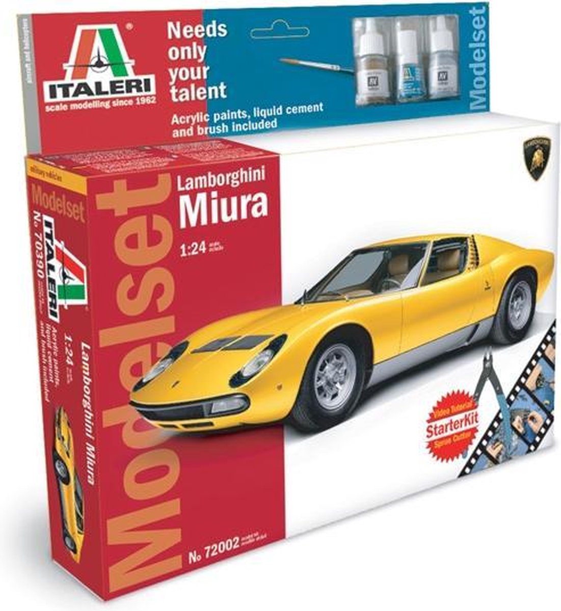 Italeri - Lamborghini Miura 1:24 (Ita72002)