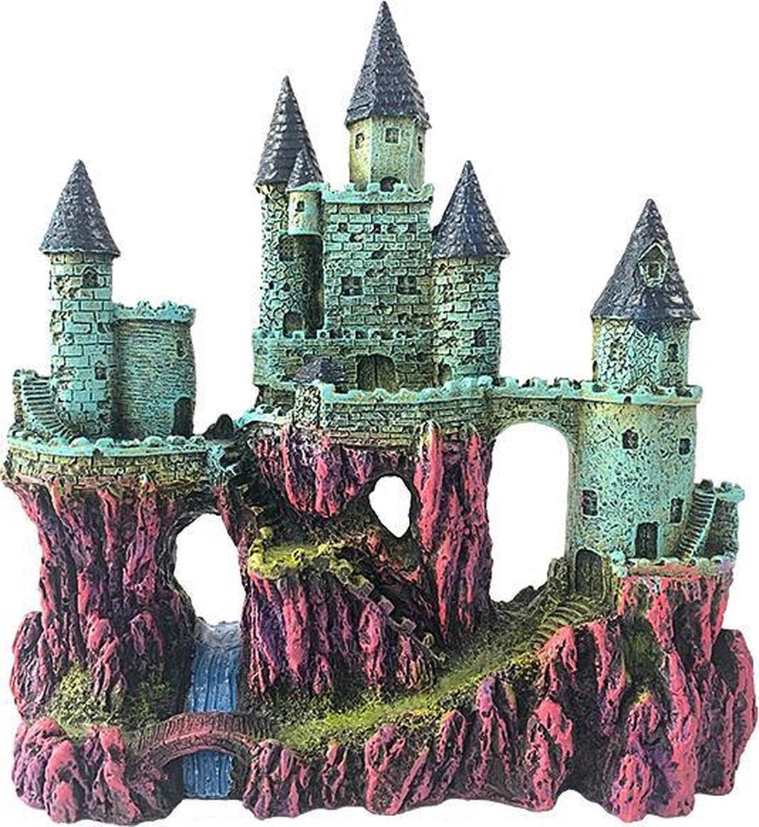 Aquarium decoratie | Kasteel | Aquariumornament | 23