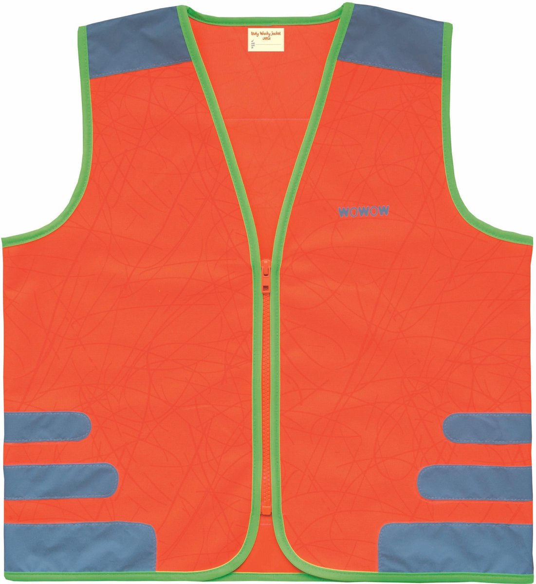 WOWOW Design Fluo hesje kind - Nuty jacket orange S