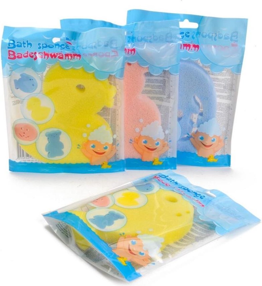 Orange85 Badspons - Badspons - Douche Spons - Badsponzen - Badspons kind - Badspons Spons - Spons - Bad Sponzen