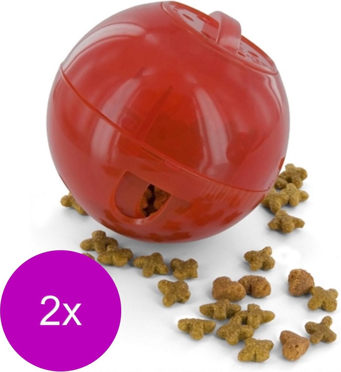Petsafe Slimcat Voerbal - Kattenspeelgoed - 2 x Oranje
