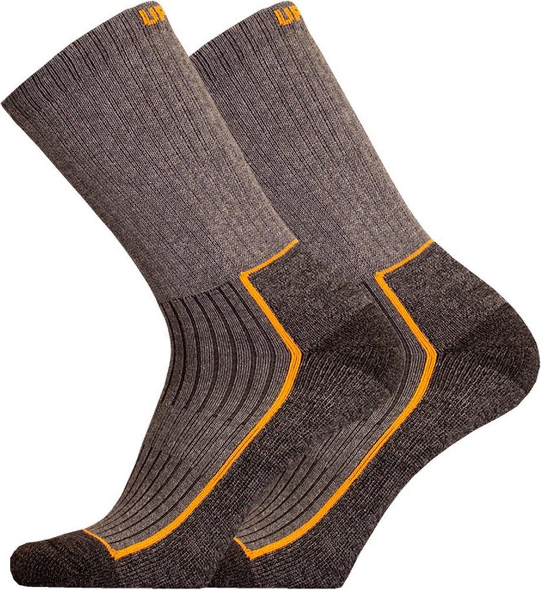 2-Pack UphillSport Stevige Wandelsokken 8386.150 - Grijs - Unisex - Maat 35-38