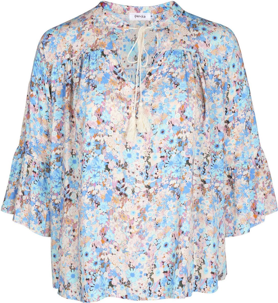 Blouse in viscose met bloemenprint