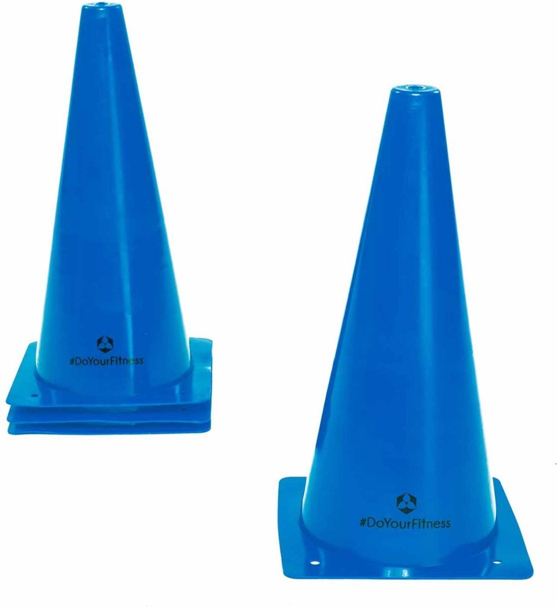 #DoYourFitness® - Markeerpion / Pylon - Markering voor coördinatie / behendigheidstraining - Grootte van kegels 30cm - 1x Large (blauw)