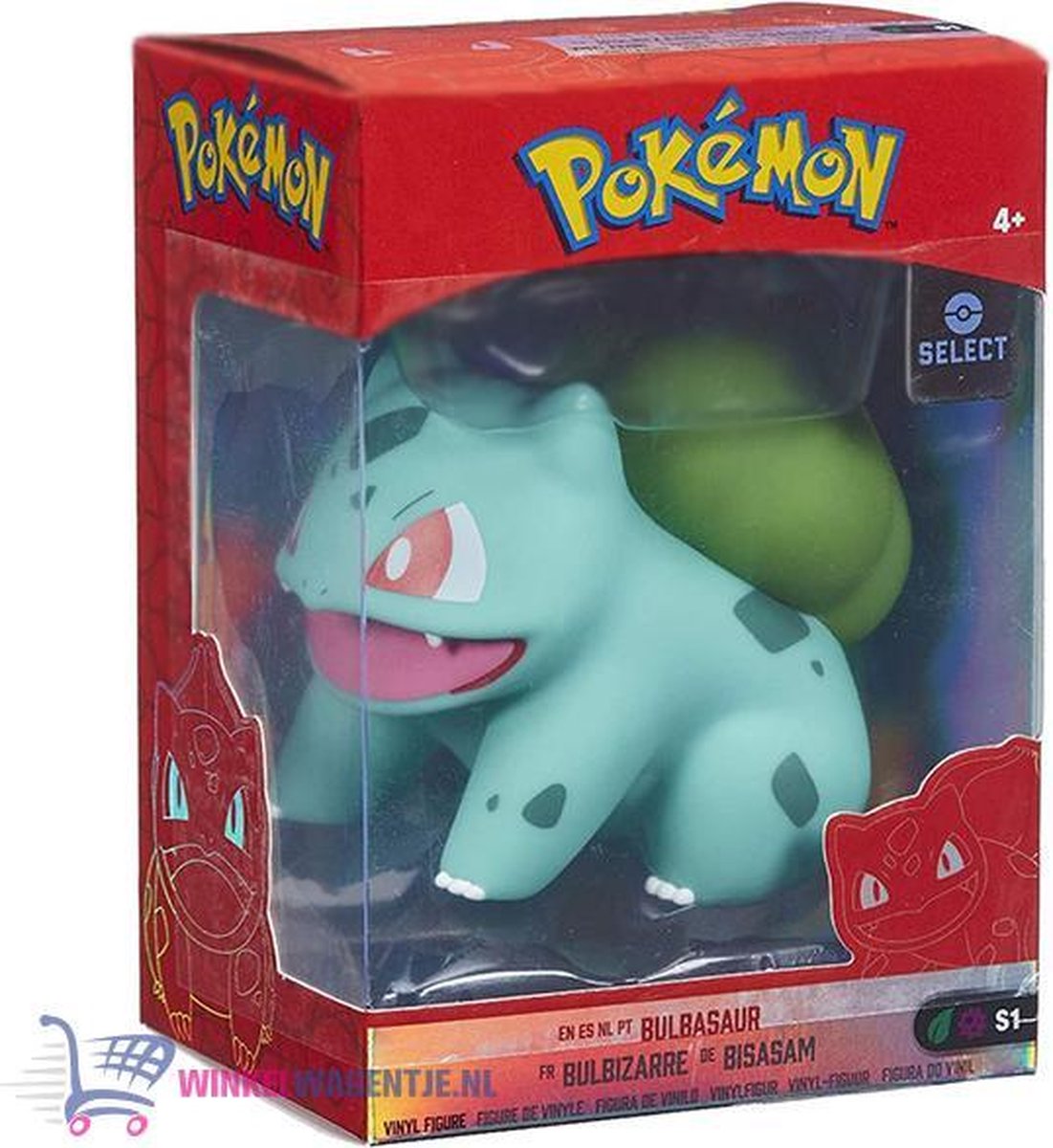 Pokémon Vinyl Verzamelfiguur Bulbasaur + Pokémon Balpen + 5 verschillende Pokemon Stickers! | Pokemon Collectors Item| Speelgoed Speelfiguur Actiefiguur voor kinderen | Schaalmodel speelgoed | Squirtle Pikachu Bulbasaur Charmander