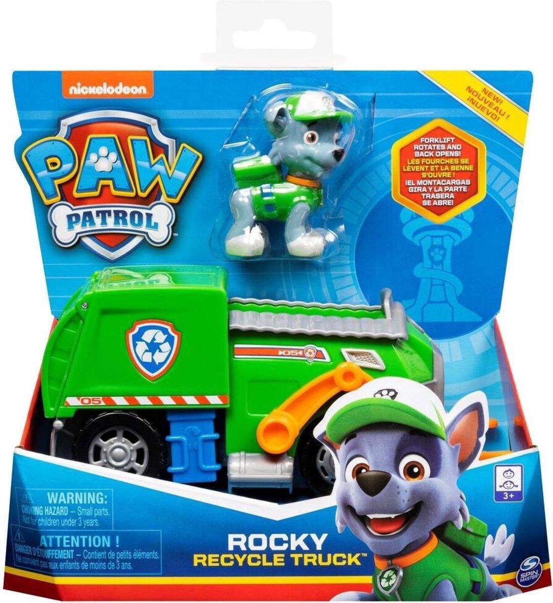 Paw Patrol rescue voertuig Rocky's recycling truck - Rocky vuilniswagen