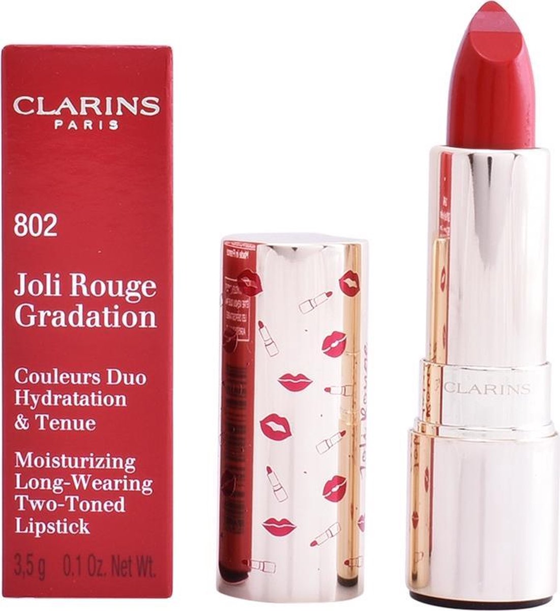 Clarins Joli Rouge Gadation #802-red Gadation 3