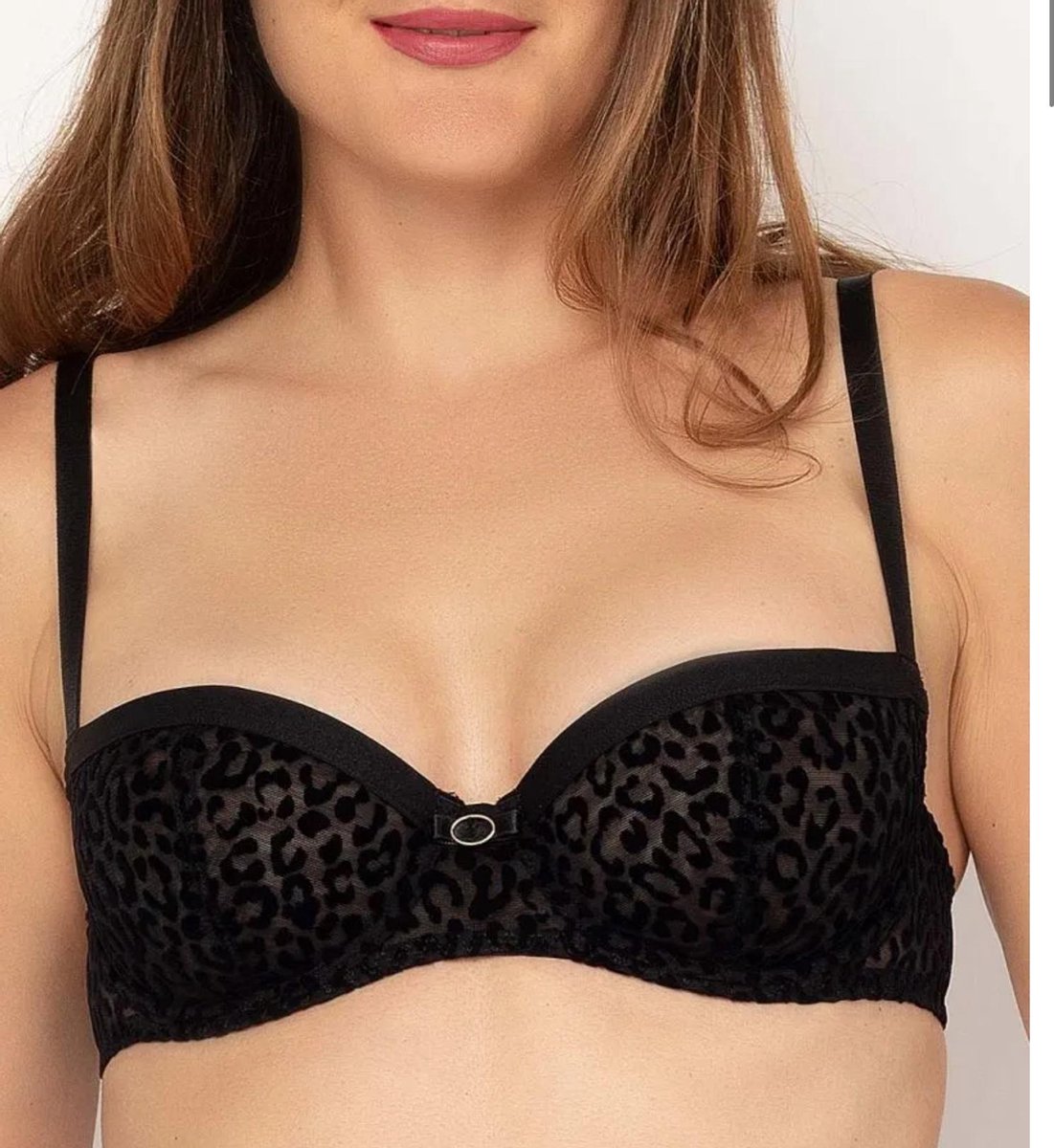 Antigel by Lise Charmel signature fauve noir niet voorgevormde beugel BH 80/95C