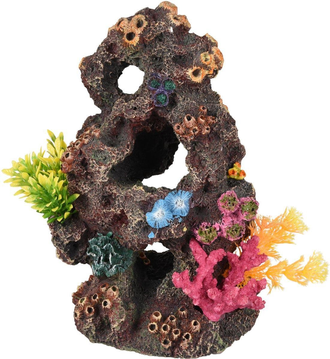 Aquarium decoratie Floralia koraalrots - 18 x 12 x 24 cm