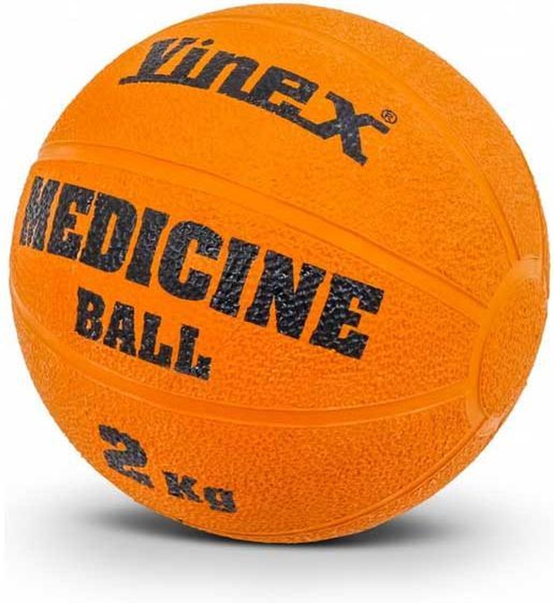 eSAM® Robuuste Medicijnbal - Medicine bal - Rubber - Oranje - 2 kg