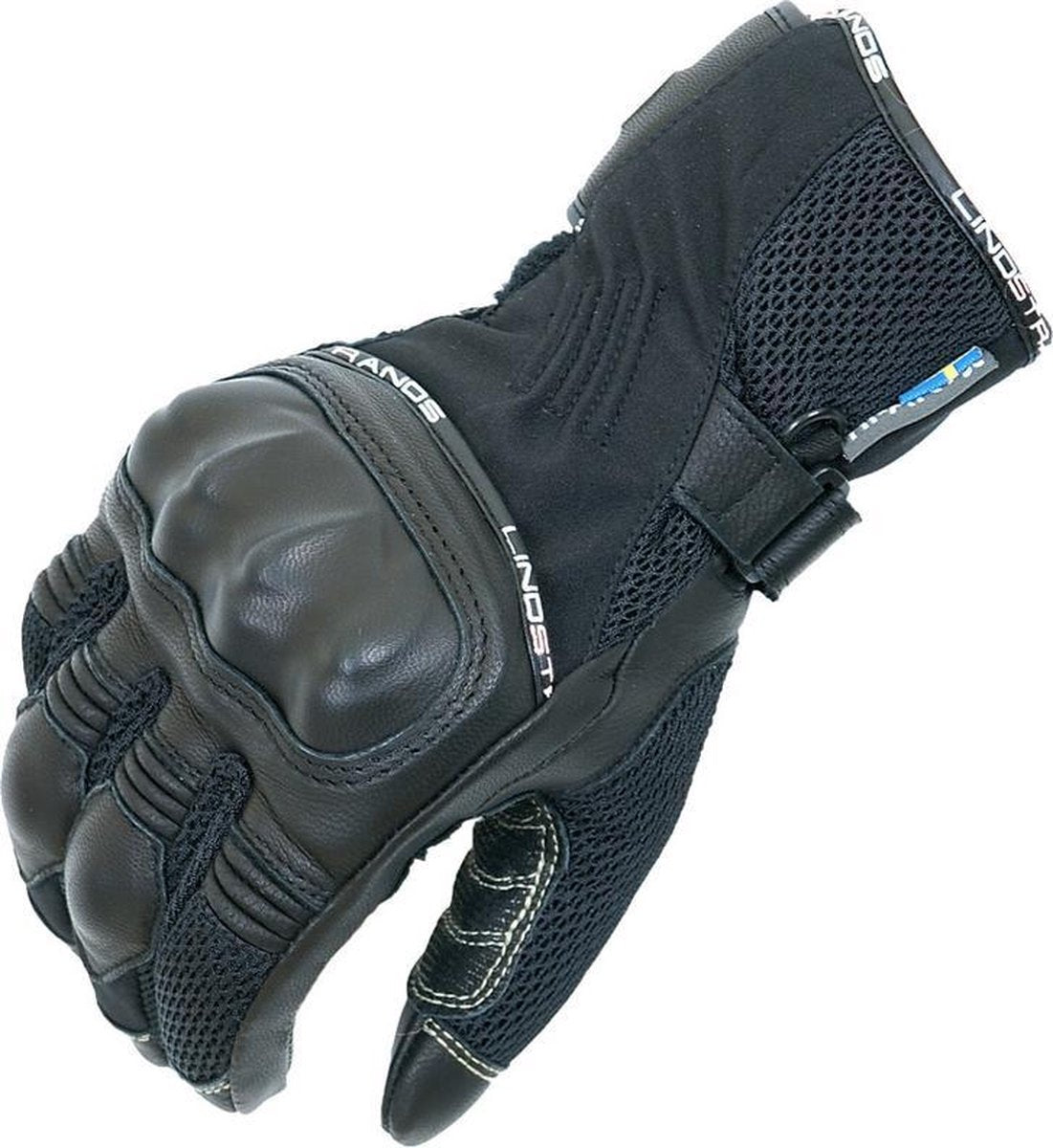 Lindstrands motorhandschoenen Aerate zwart 06