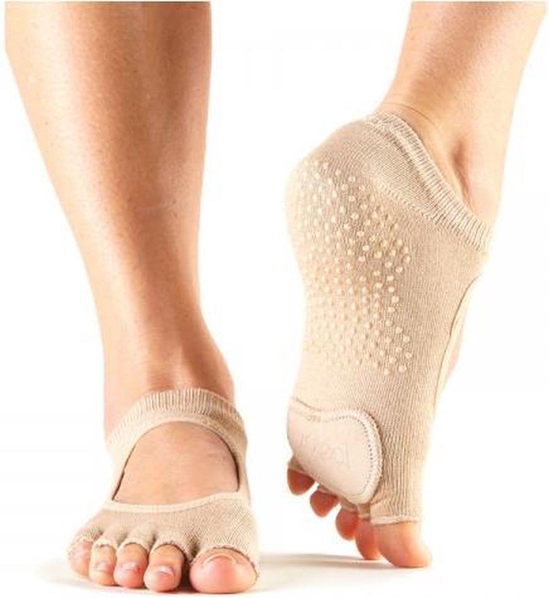 Toesox Half Toe Plie - Nude