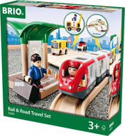BRIO Spoor & weg reisset - 33209