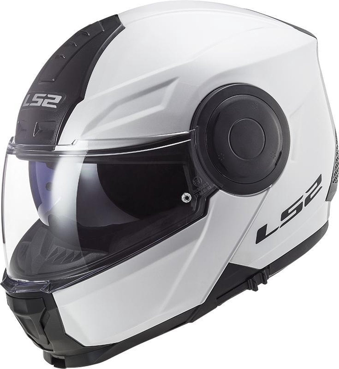 LS2 Systeemhelm FF902 Scope Single Mono glans wit