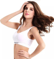 Summer Sale !! Tiener bh - zacht met uitneembare pads - S - wit