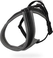Verstelbare reflecterende anti pull (anti trek) harnas - leiband voor honden - MEDIUM