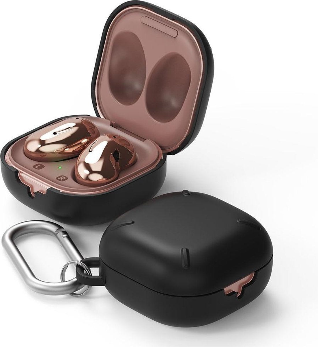 Ringke Slim X Hoesje voor Samsung Galaxy Buds Live / Galaxy Buds Pro - Zwart