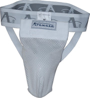 Kruisbeschermer voor mannen Arawaza | WKF- approved | wit - Product Kleur: Wit / Product Maat: XL