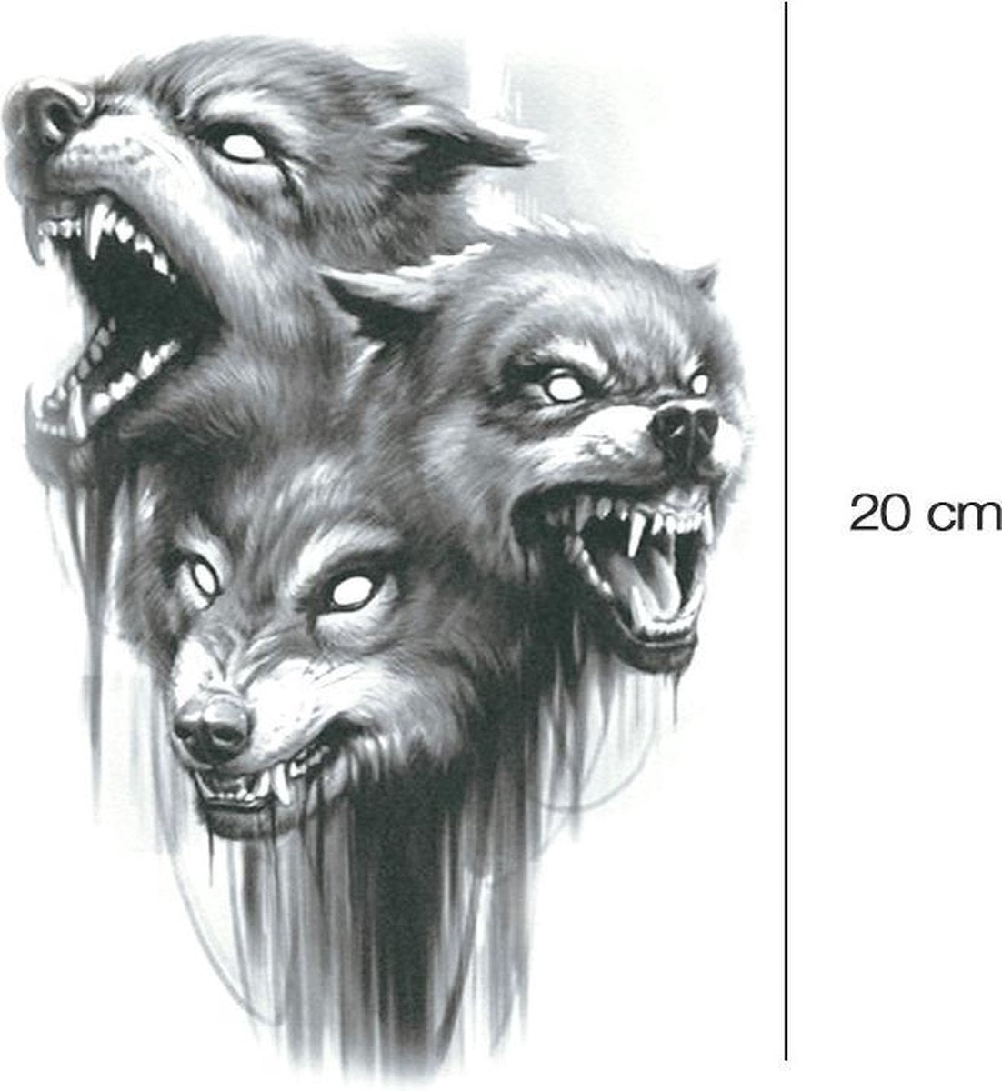 Wolven Neptattoo